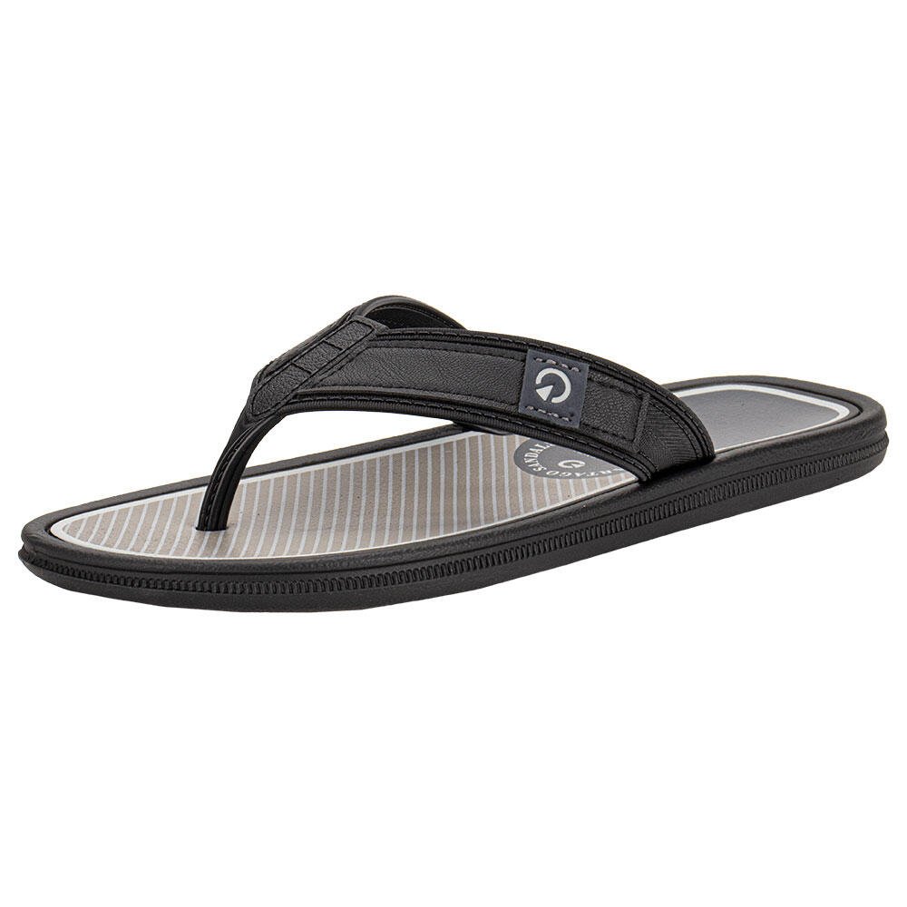 CHINELO MASCULINO MAIORCA CARTAGO 11326 Preto/Cinza 3