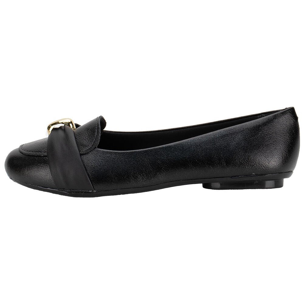 SAPATILHA FEMININA FLAT MOLECA 50941704 Preto 2