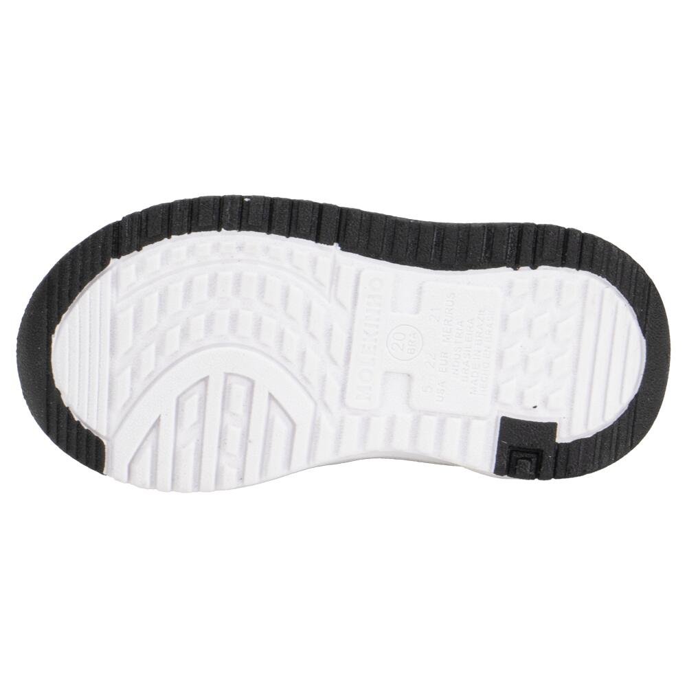 TÊNIS INFANTIL SLIP ON MOLEKINHO 2634110 Preto/Branco 4