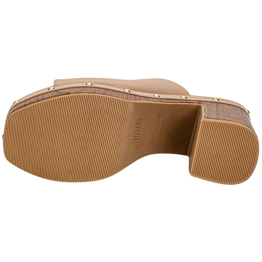 TAMANCO FEMININO SALTO GROSSO VIZZANO 6541205 Bege 4