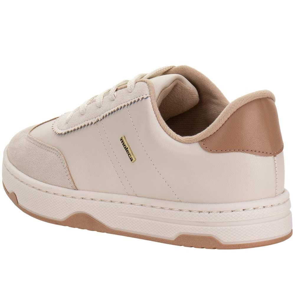 TÊNIS FEMININO CASUAL MOLECA 5835201 Bege 3