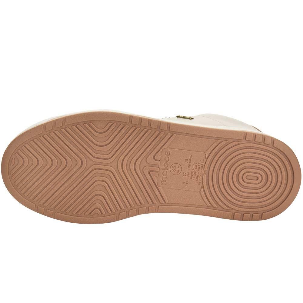 TÊNIS FEMININO CASUAL MOLECA 5835201 Bege 5