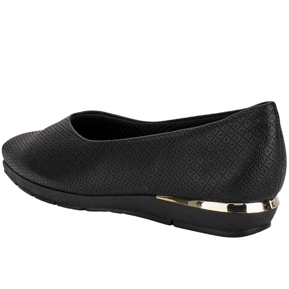 SCARPIN FEMININO ANABELA PICCADILLY 147191 Preto 3