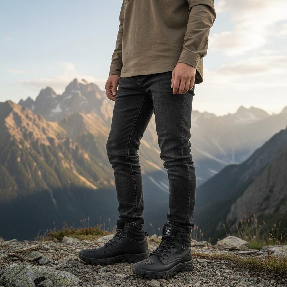 BOTA MASCULINA COTURNO MONTREAL OLLIE 400 Preto 2