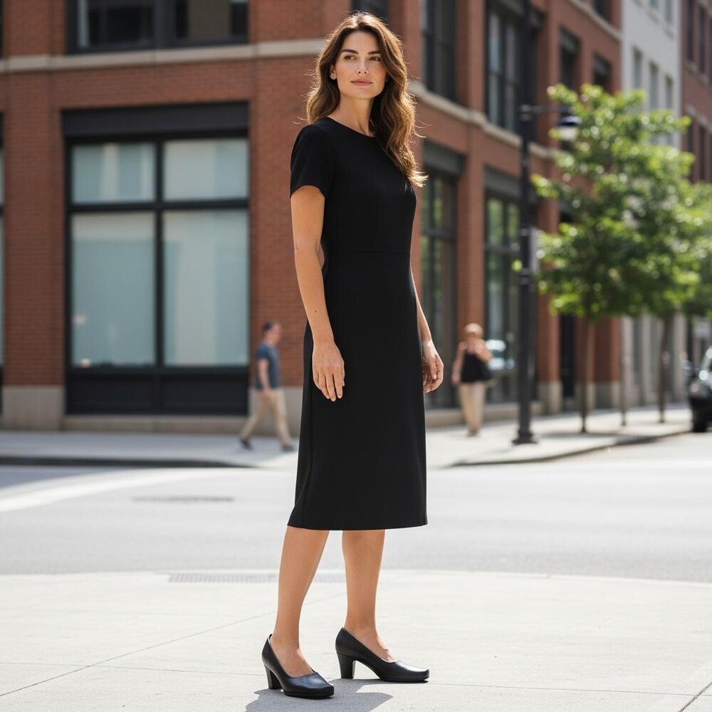 SCARPIN FEMININO SALTO GROSSO PICCADILLY 344001 Preto 2