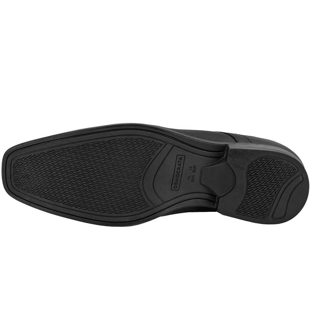 SAPATO MASCULINO SOCIAL UNIQUE DEMOCRATA 646101 Preto 5