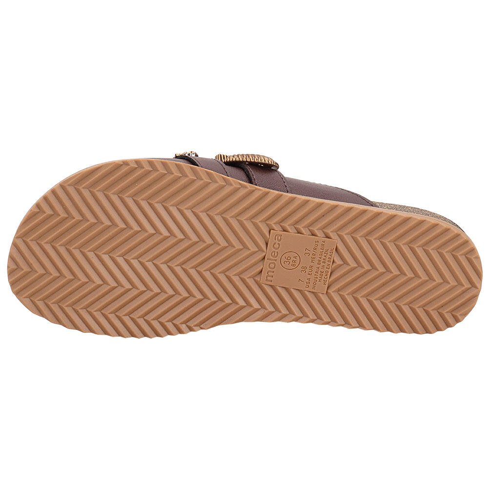 SAPATO FEMININO MULE MOLECA 5743214 Marrom 4