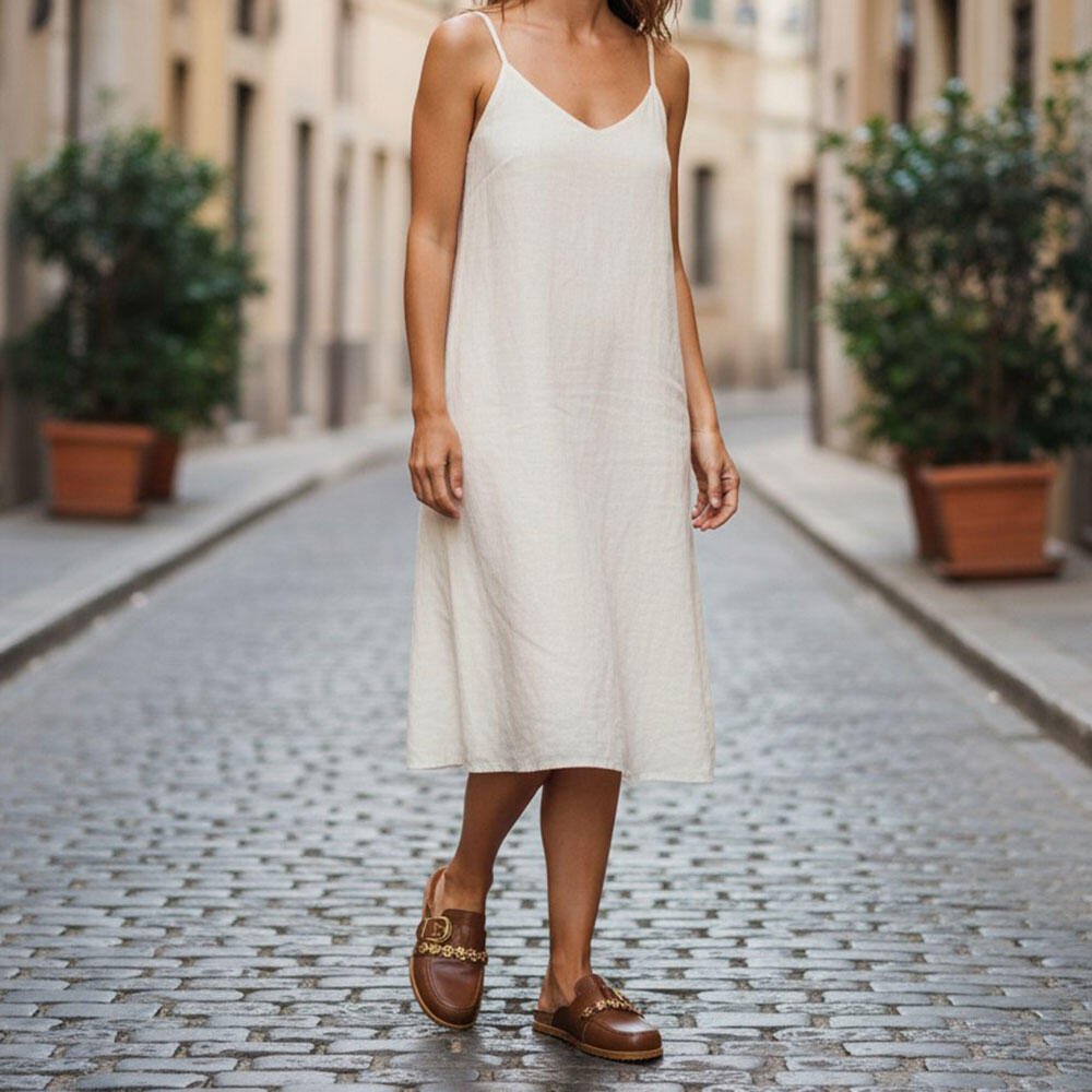 SAPATO FEMININO MULE MOLECA 5743214 Camel 2