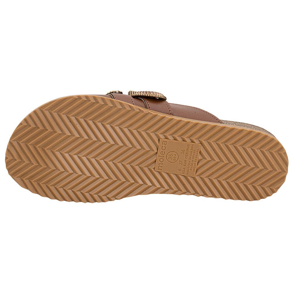 SAPATO FEMININO MULE MOLECA 5743214 Camel 4