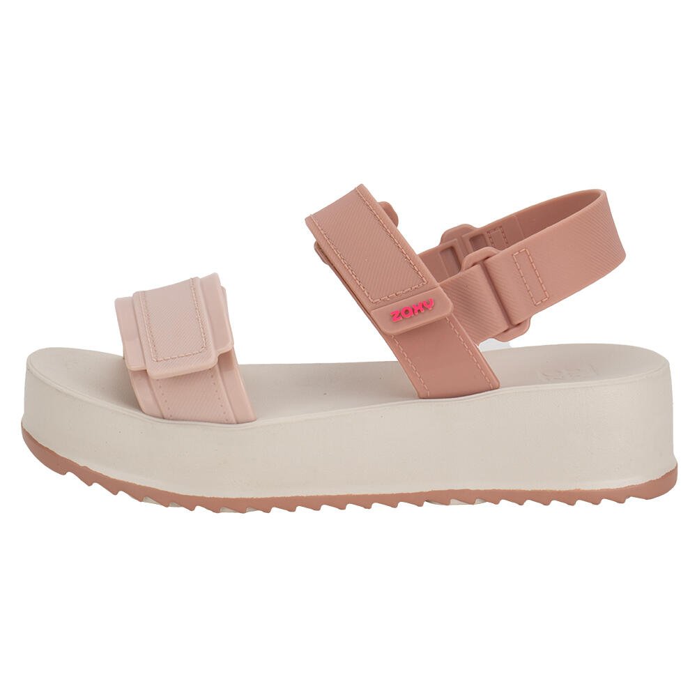 SANDÁLIA FEMININA FLAT NEW UP ZAXY 19282 Rosa 3