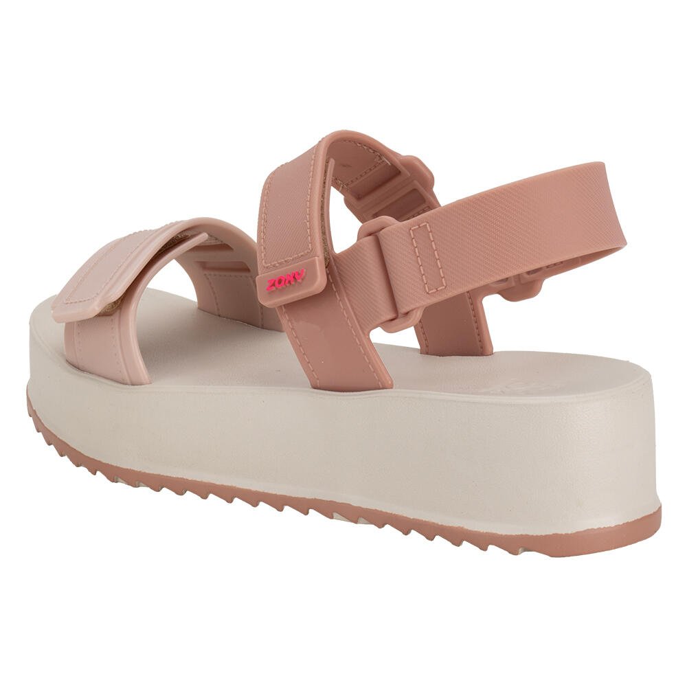 SANDÁLIA FEMININA FLAT NEW UP ZAXY 19282 Rosa 4
