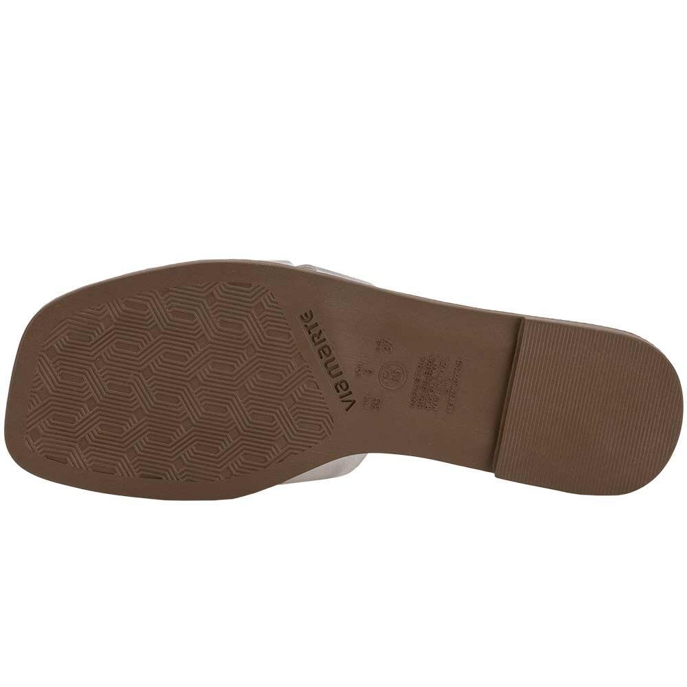 TAMANCO FEMININO FLAT VIA MARTE 291004 Prata 4