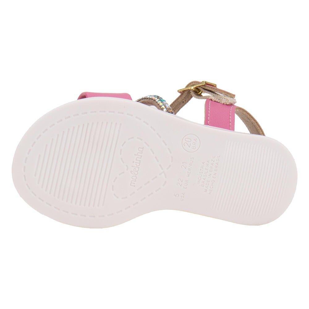SANDÁLIA INFANTIL BABY MOLEKINHA 2714236 Rosa 4