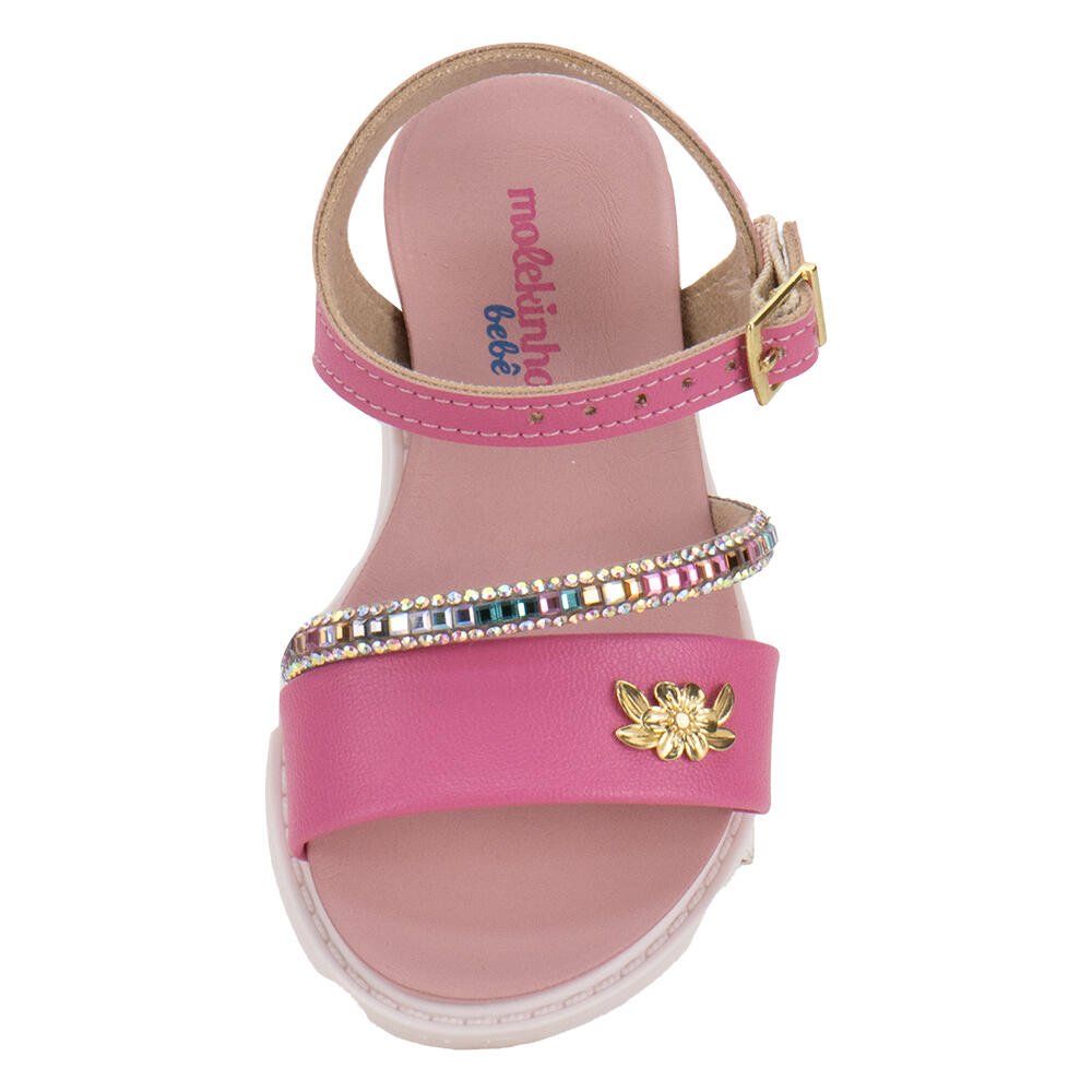 SANDÁLIA INFANTIL BABY MOLEKINHA 2714236 Rosa 5