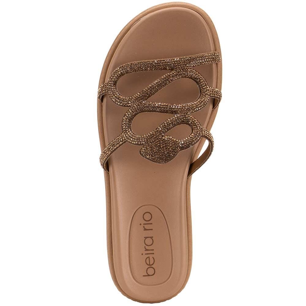 TAMANCO FEMININO FLAT BEIRA RIO 8488128 Dourado 5