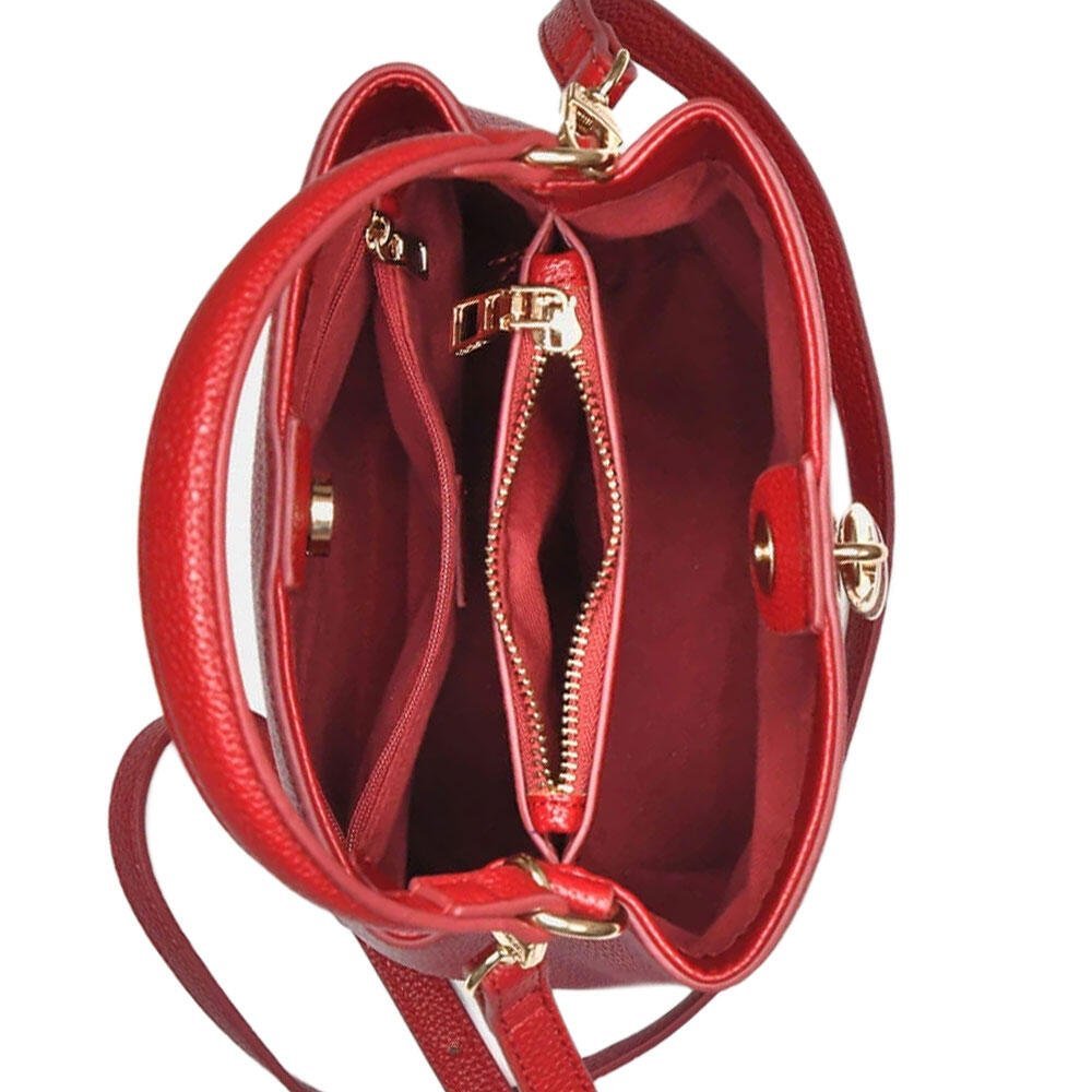 BOLSA FEMININA TRANSVERSAL VIA MARTE B1-304 Vermelho 4