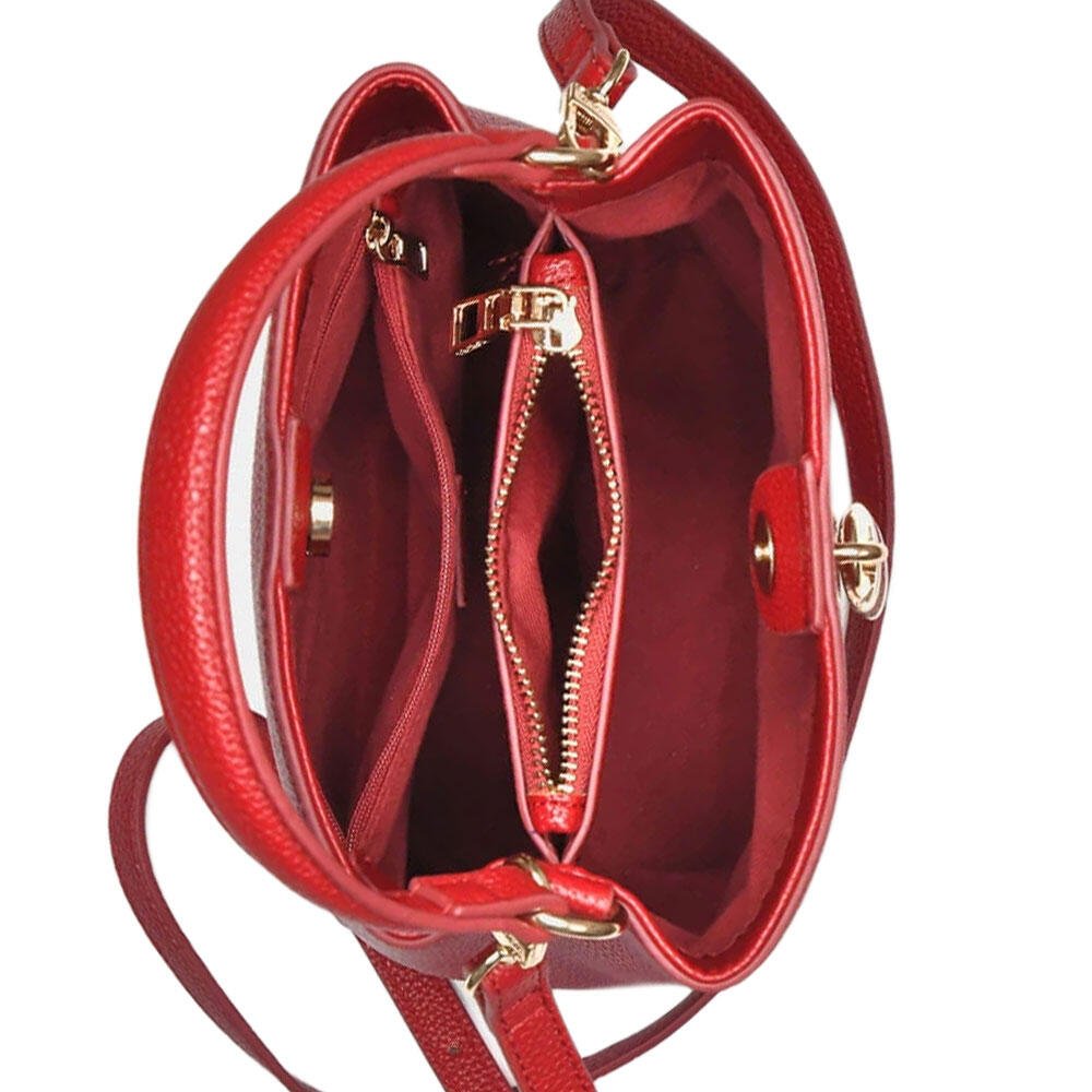 BOLSA FEMININA TRANSVERSAL VIA MARTE B1-304 Vermelho 5