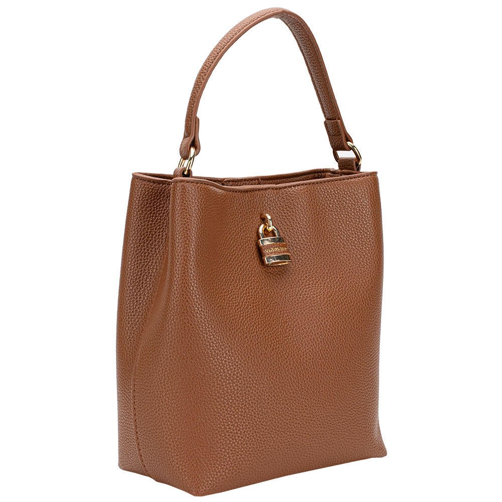 BOLSA FEMININA TRANSVERSAL VIA MARTE B1-304 Caramelo 3