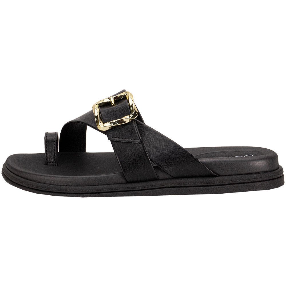 TAMANCO FEMININO FLAT BEIRA RIO 8513124 Preto 2