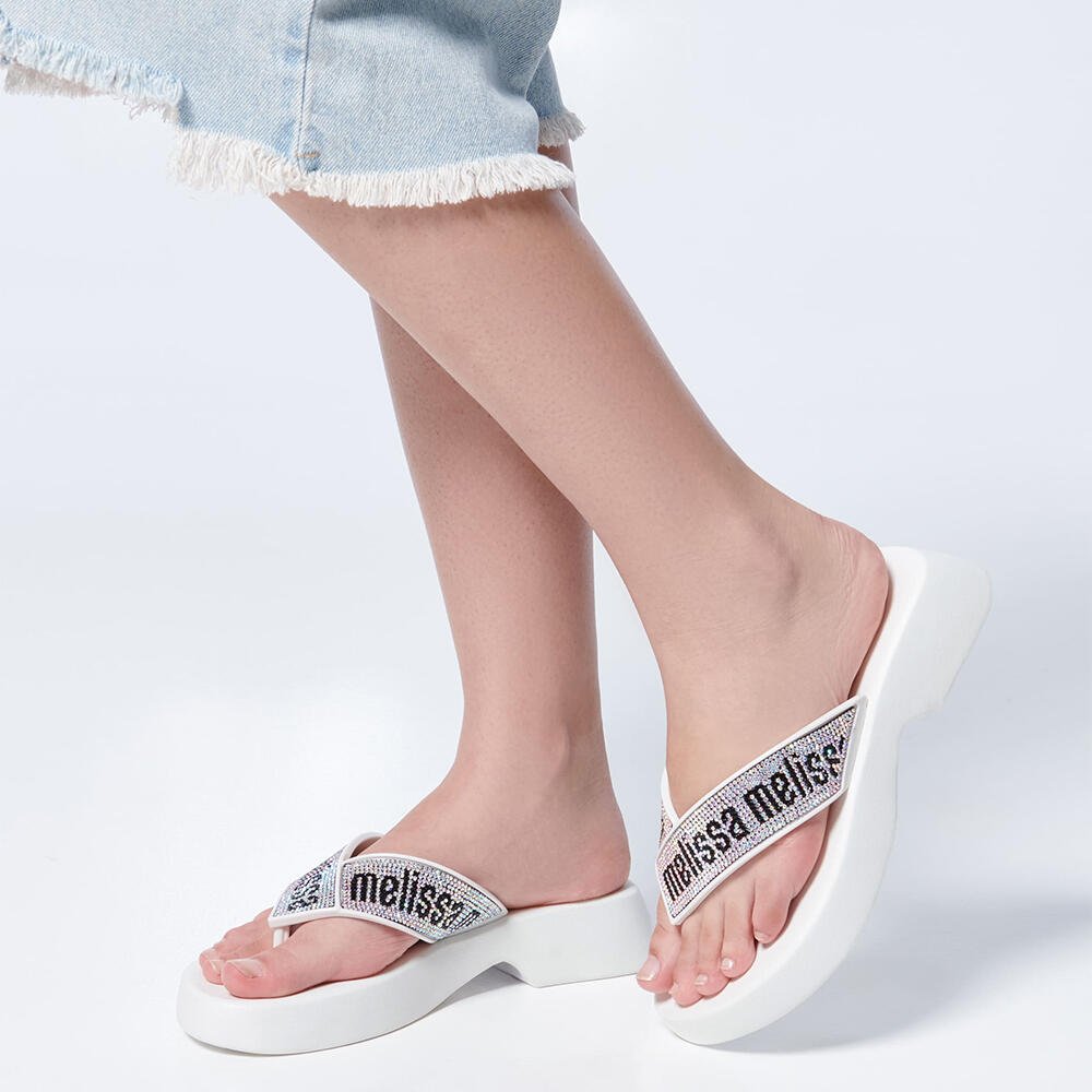 MELISSA FLATFORM M-LOVER DELUXE 36977 Branco 2