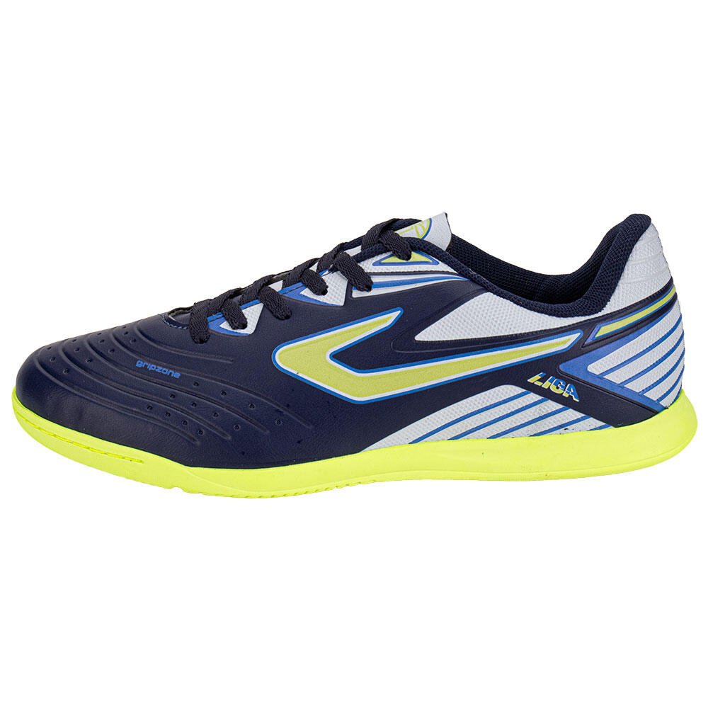 CHUTEIRA FUTSAL LIGA TOPPER TP0567 Azul Marinho/Verde 2