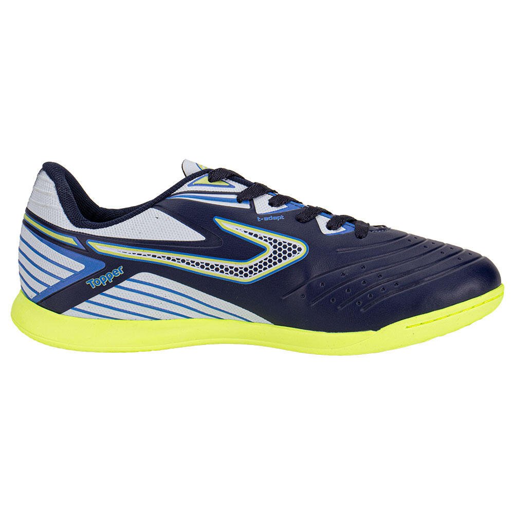 CHUTEIRA FUTSAL LIGA TOPPER TP0567 Azul Marinho/Verde 5