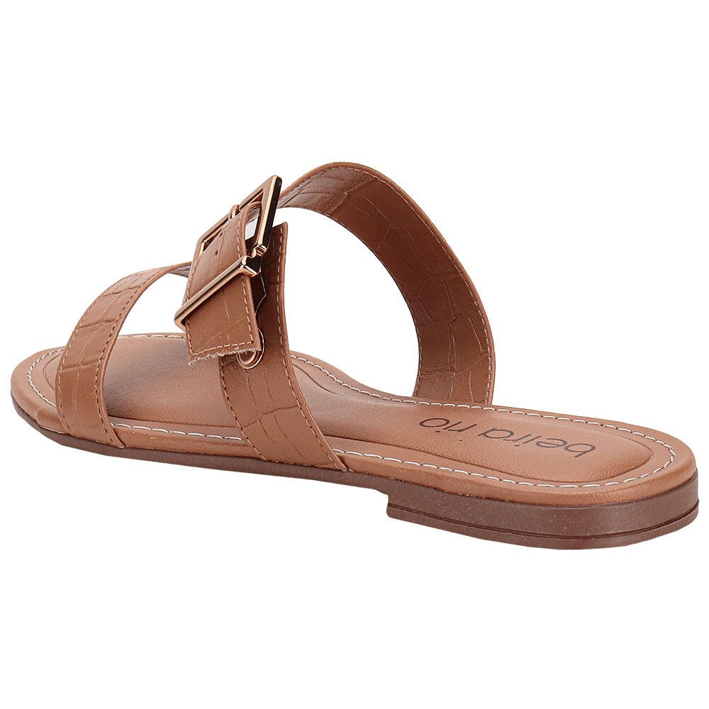 TAMANCO FEMININO FLAT BEIRA RIO 8552207 Marrom 3