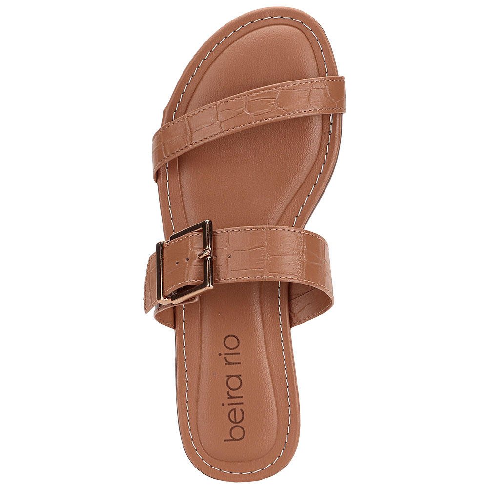 TAMANCO FEMININO FLAT BEIRA RIO 8552207 Marrom 5