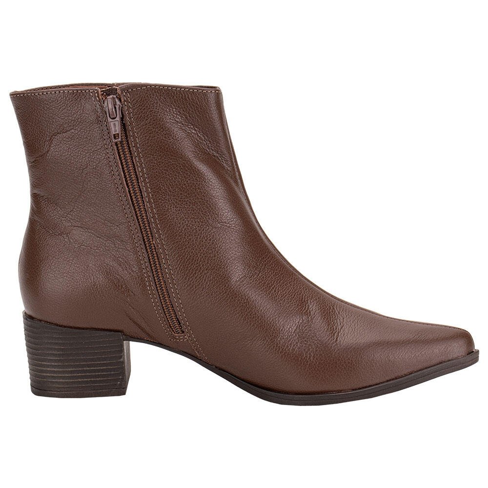 BOTA FEMININA CANO BAIXO VIA MARTE 231008 Marrom 5