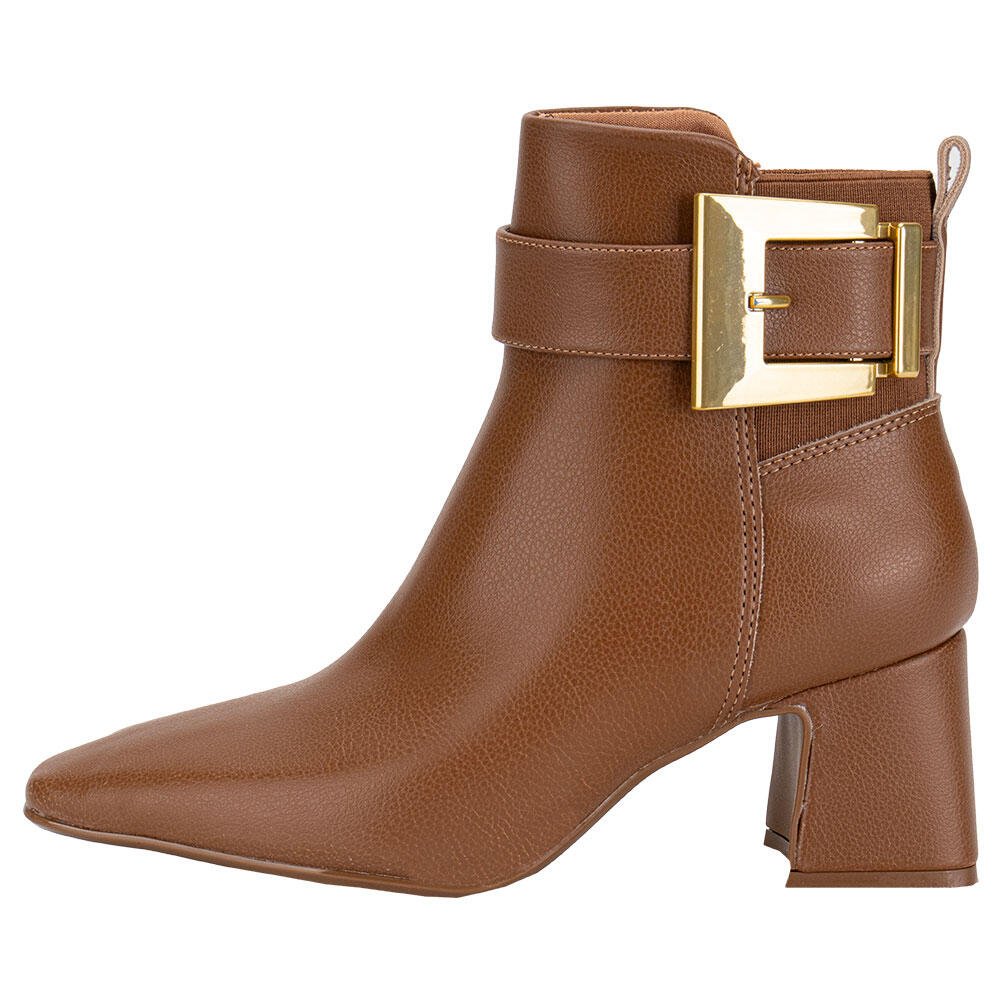 BOTA FEMININA CANO BAIXO VIZZANO 3109101 Marrom 2