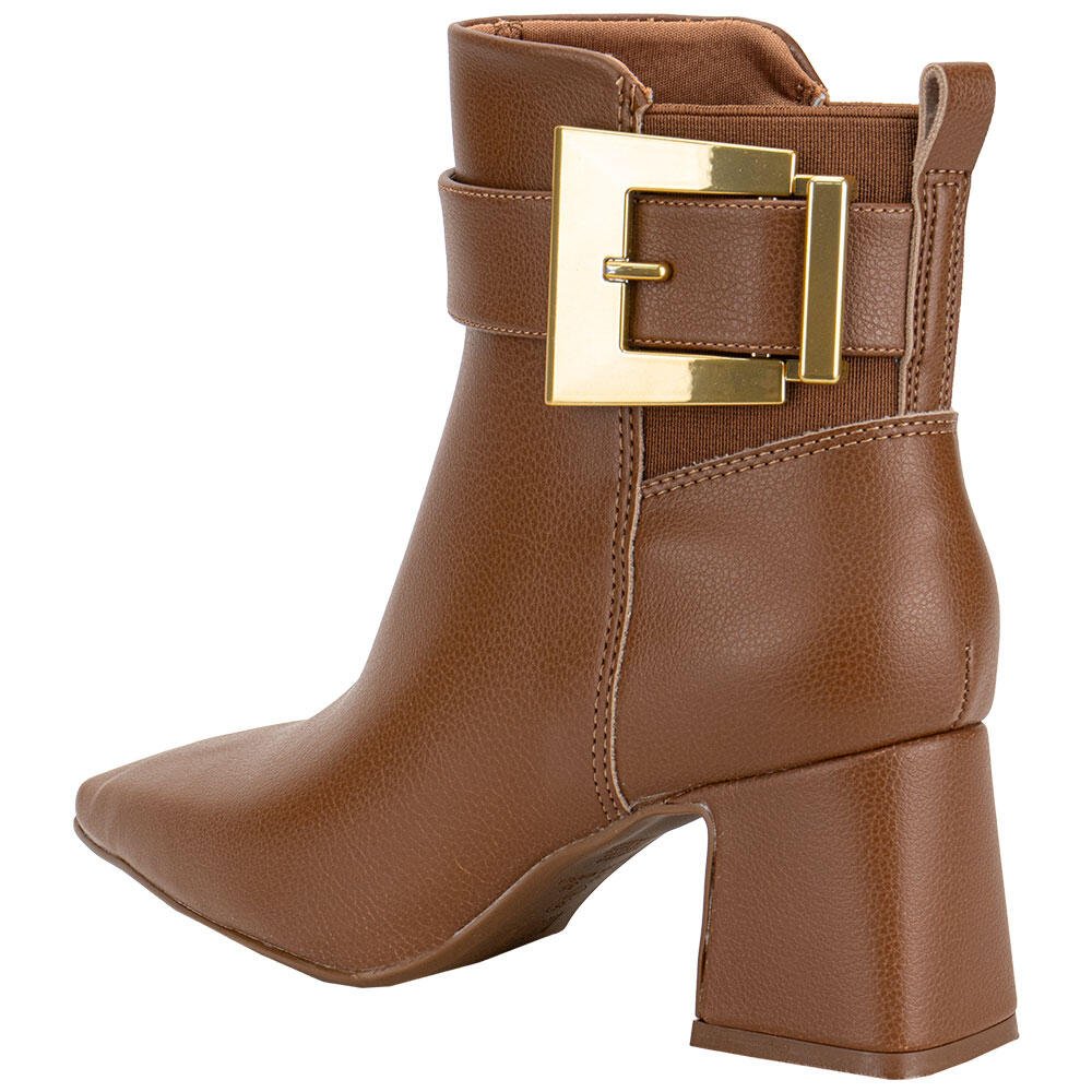 BOTA FEMININA CANO BAIXO VIZZANO 3109101 Marrom 3