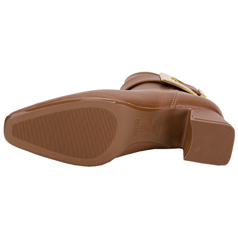 BOTA FEMININA CANO BAIXO VIZZANO 3109101 Marrom 4