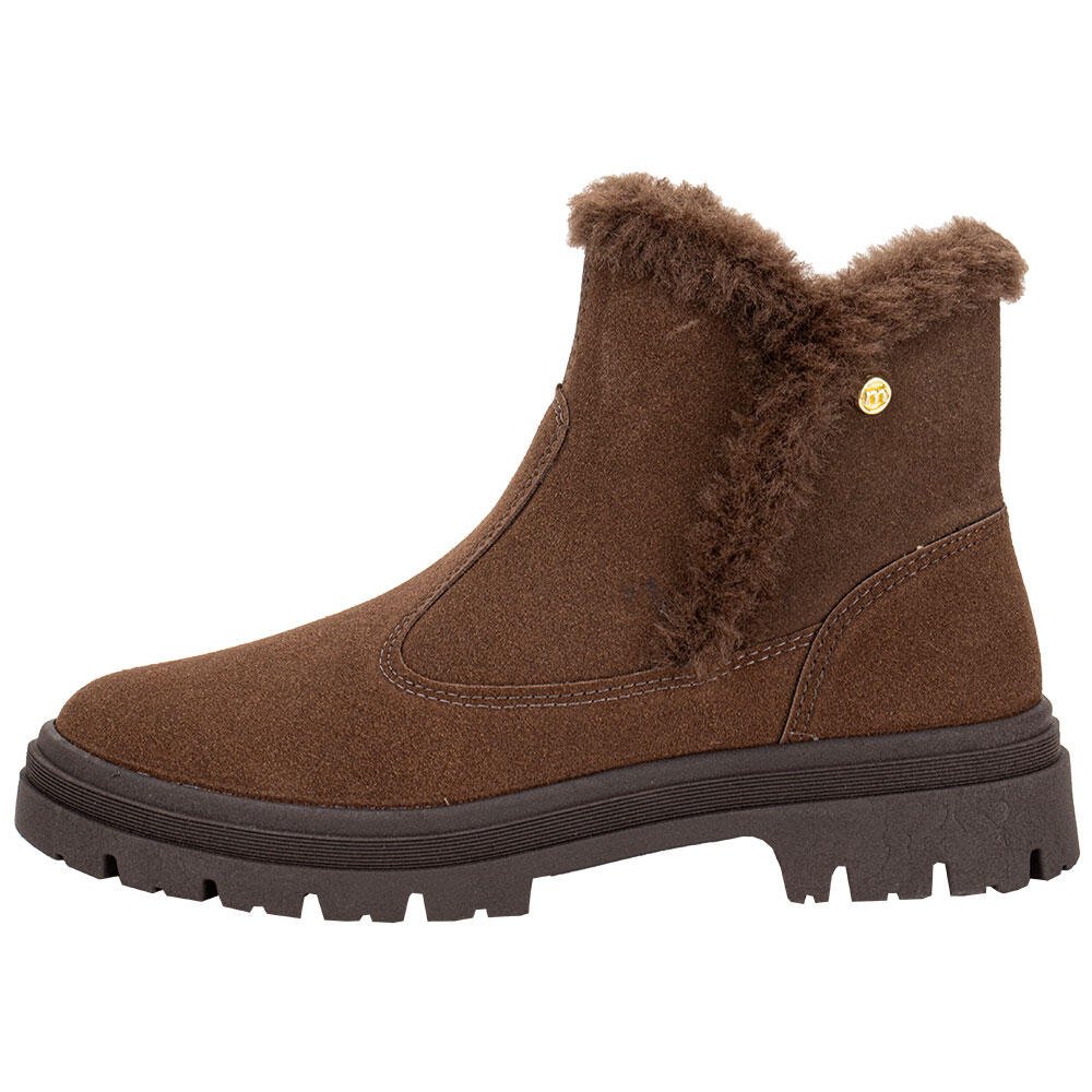 BOTA FEMININA CANO BAIXO MOLECA 5344308 Marrom 2