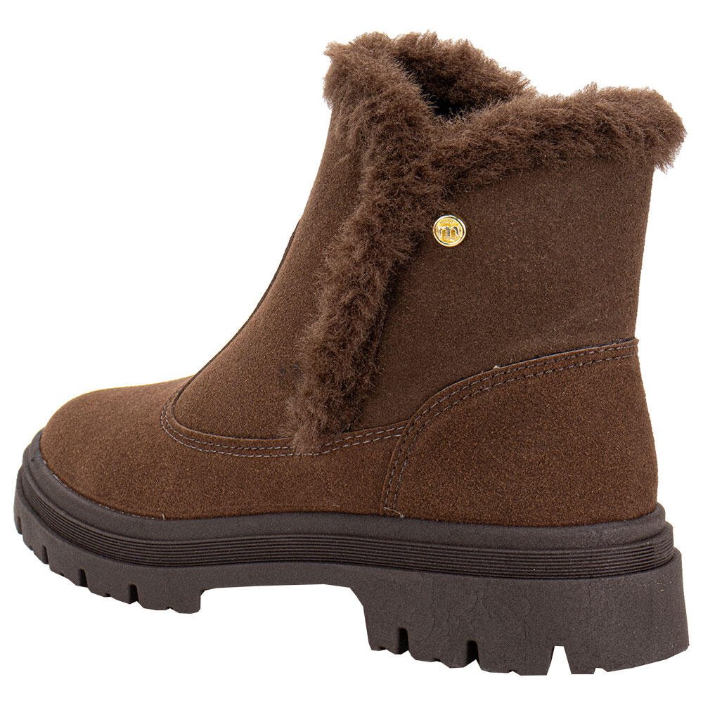 BOTA FEMININA CANO BAIXO MOLECA 5344308 Marrom 3