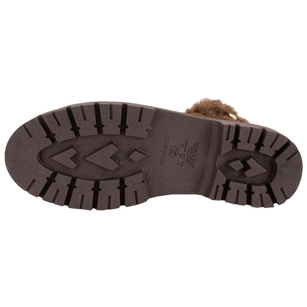 BOTA FEMININA CANO BAIXO MOLECA 5344308 Marrom 4