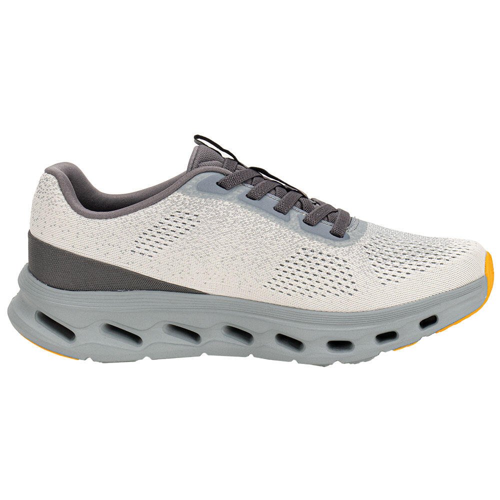 TÊNIS MASCULINO GO WALK MAX GLIDE STEP 2.0 SKECHERS 217020 Cinza/Bege 5