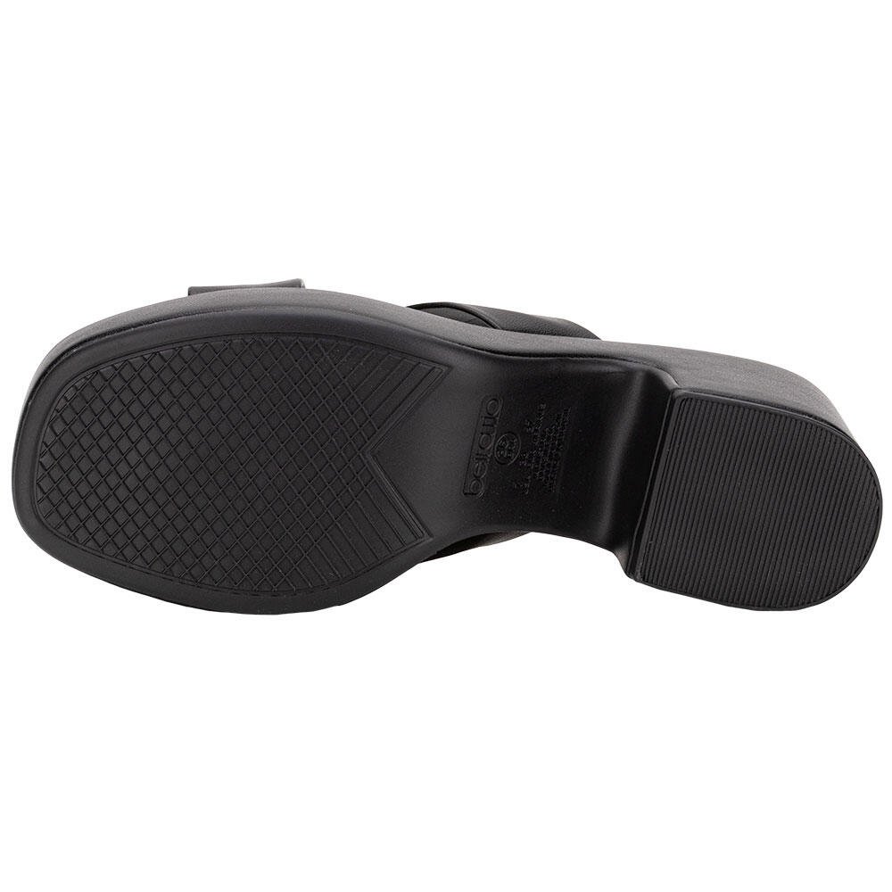 TAMANCO FEMININO SALTO GROSSO BEIRA RIO 8517210 Preto 4