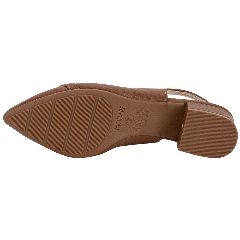 SCARPIN FEMININO SALTO GROSSO MODARE 7340135 Marrom 4