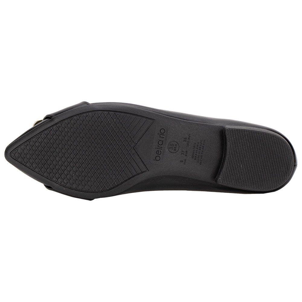 SAPATILHA FEMININA FLAT BEIRA RIO 41361003 Preto 3