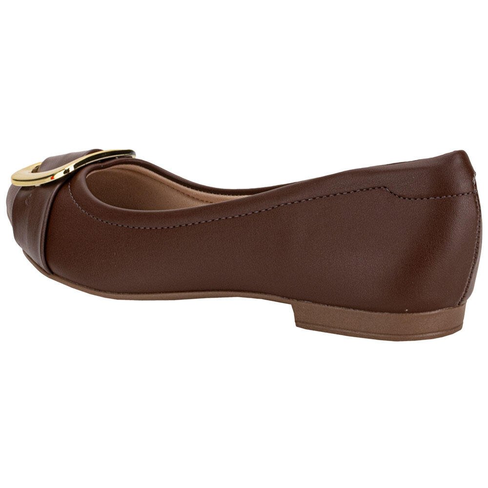 SAPATILHA FEMININA FLAT BEIRA RIO 41361003 Marrom 3
