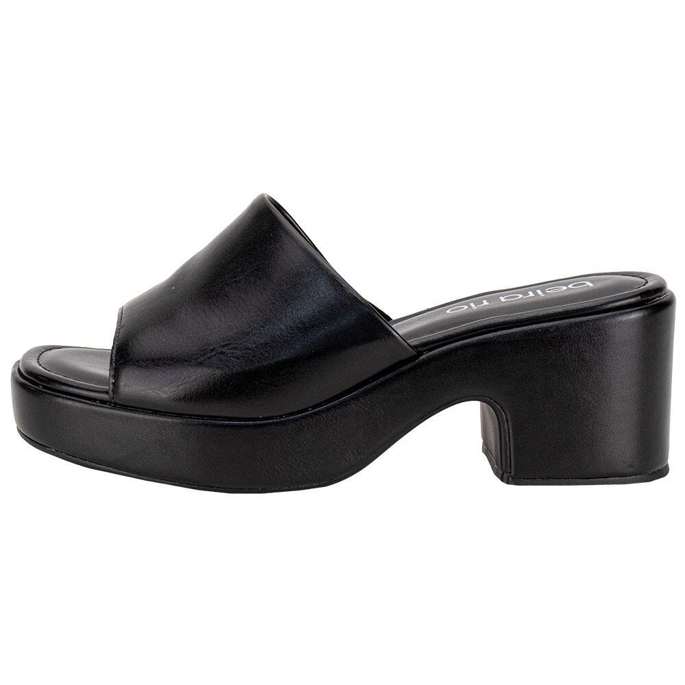 TAMANCO FEMININO SALTO GROSSO BEIRA RIO 8517208 Preto 2