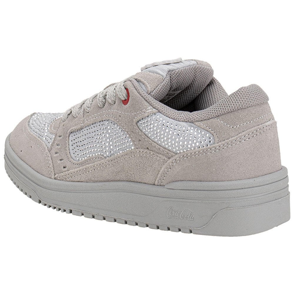 TÊNIS FEMININO Y2K SPARKLE COCA-COLA CC2443 Cinza 3