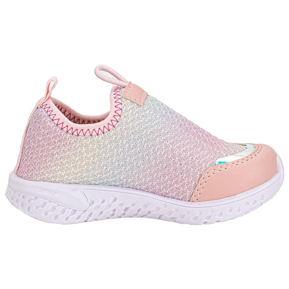 TÊNIS INFANTIL SLIP ON NAYARINHA 190081 Rosa/Branco 5