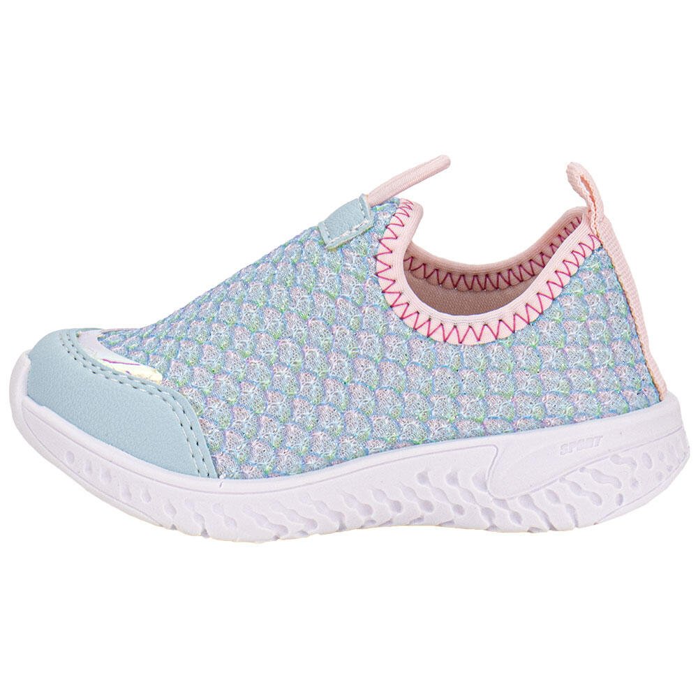 TÊNIS INFANTIL SLIP ON NAYARINHA 190081 Verde Água 2