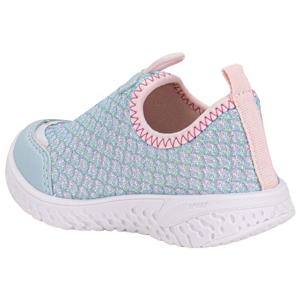 TÊNIS INFANTIL SLIP ON NAYARINHA 190081 Verde Água 3