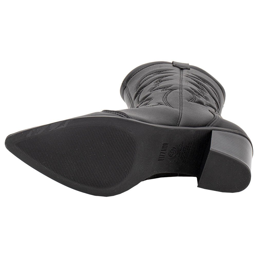 BOTA FEMININA COUNTRY CANO MÉDIO VIZZANO 3113101 Preto 4