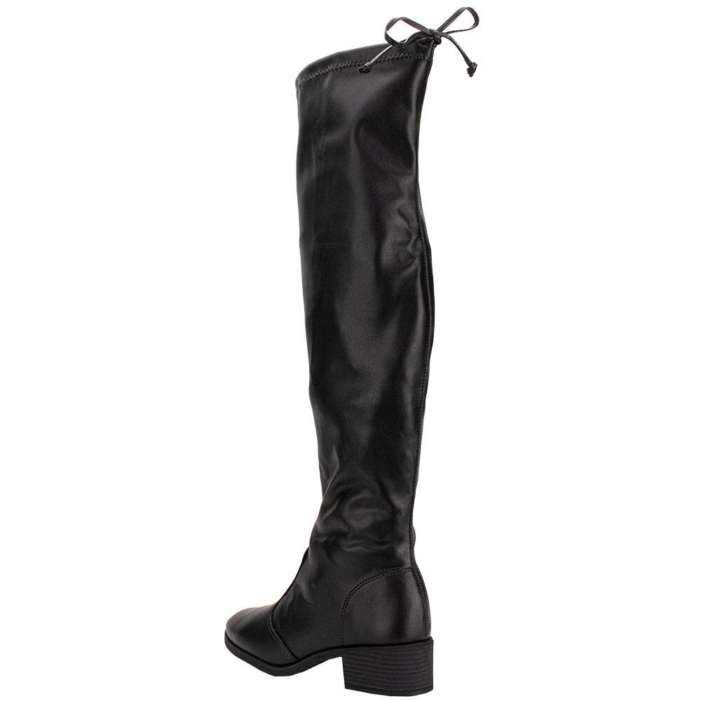 BOTA FEMININA OVER THE KNEE BEIRA RIO 9087103 Preto 3