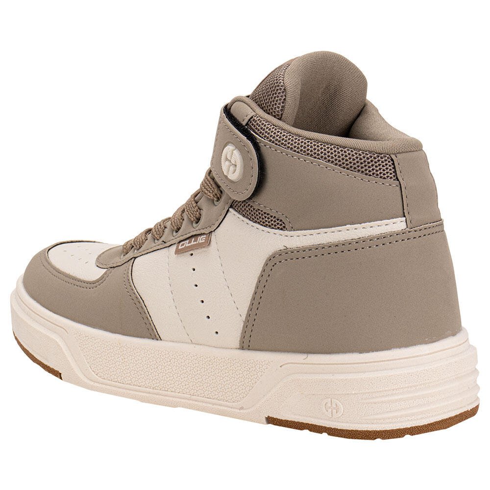 TÊNIS MASCULINO CANO ALTO ALPHA 4 OLLIE 460 Taupe 3