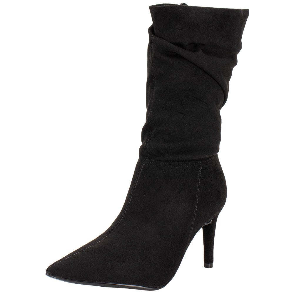 BOTA FEMININA SLOUCH CANO MÉDIO VIZZANO 3112101