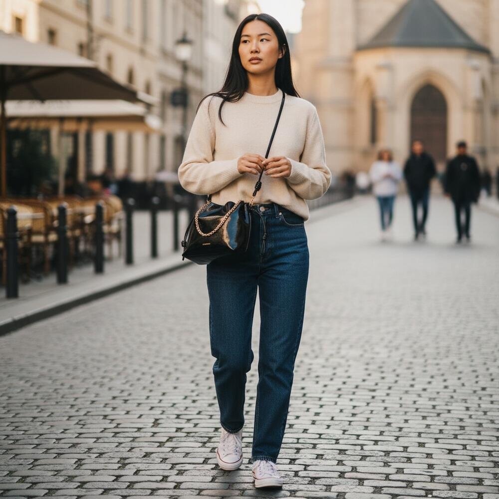 BOLSA FEMININA TRANSVERSAL VIA MARTE B2-617 Preto 2